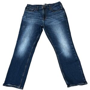 OLD NAVY jeans 36 X 30 straight built in tough built in stretch blue denim